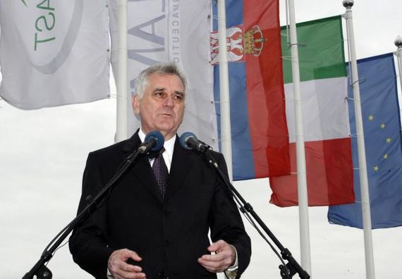 Bršac 21.11.2012. god - Predsednik Nikolić na otvaranju fabrike 